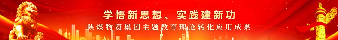 學(xué)悟新思想、實(shí)踐建新功—陜煤物資集團(tuán)主題教育理論轉(zhuǎn)化應(yīng)用成果