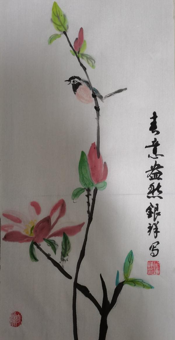 彬長分公司（繪畫類）：春意盎然  崔銀祥.jpg