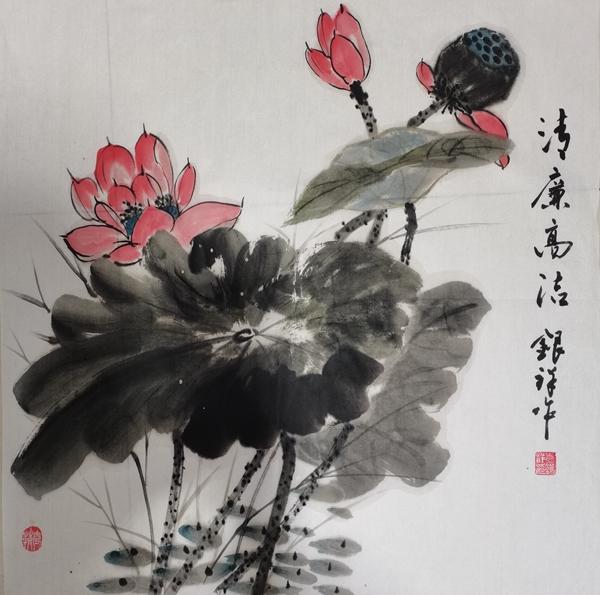 繪畫作品：清廉高潔（彬長(zhǎng)分公司 崔銀祥）.jpg